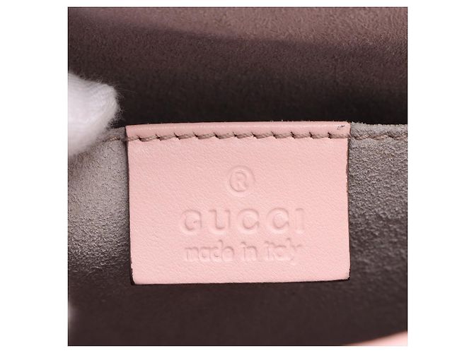 Gucci Borsa Camera GG Marmont Small in pelle trapuntata rosa - vista 8