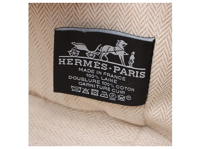 Hermès Beauty Case Bride PM Wool Beauty Case Orange Arancione - Ansicht 9