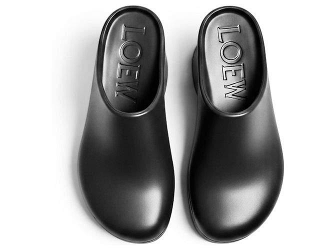 Zoccoli Loewe in gomma neri Nero - vista 16