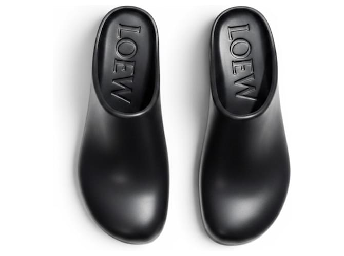 Zoccoli Loewe in gomma neri Nero - vista 19