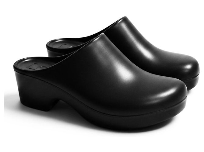 Zoccoli Loewe in gomma neri Nero - vista 2