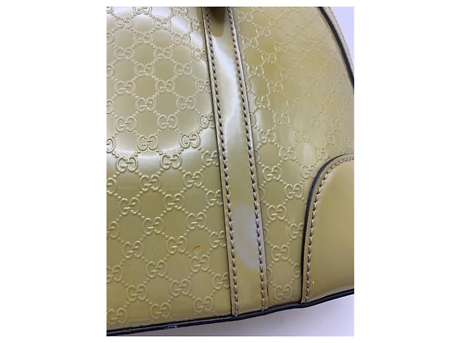 Gucci GG Monogramm Boston Dome-Tasche aus Lackleder - Ansicht 11