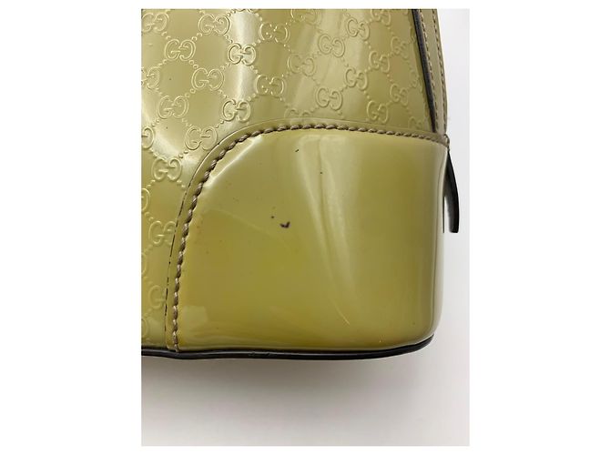 Gucci GG Monogramm Boston Dome-Tasche aus Lackleder - Ansicht 15
