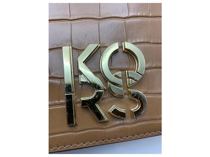 Michael Kors Borsa in pelle stampa coccodrillo Marrone - vista 14