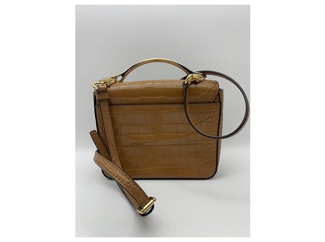 Michael Kors Borsa in pelle stampa coccodrillo Marrone - vista 2