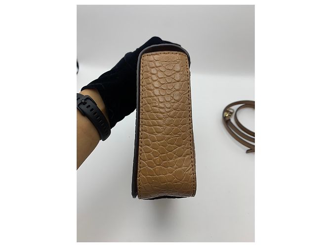 Michael Kors Borsa in pelle stampa coccodrillo Marrone - vista 8