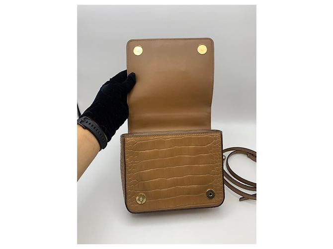 Michael Kors Borsa in pelle stampa coccodrillo Marrone - vista 9