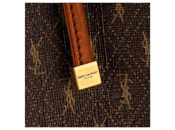 Saint Laurent Monogramm Canvas Shopper Mehrfarben - Ansicht 17