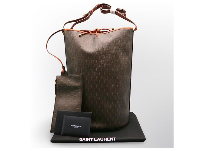 Saint Laurent Monogramm Canvas Shopper Mehrfarben - Ansicht 2