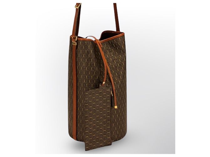 Saint Laurent Monogramm Canvas Shopper Mehrfarben - Ansicht 8