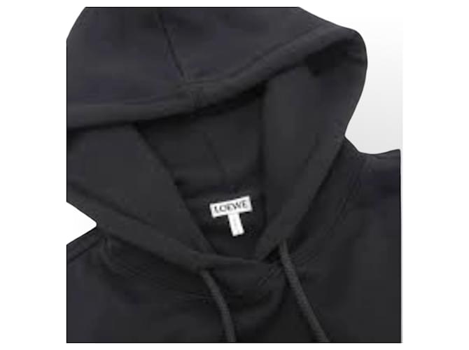 Sudadera corta de algodón Loewe - Negro - vista 13