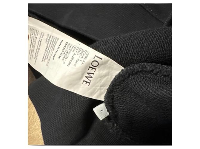 Sudadera corta de algodón Loewe - Negro - vista 15