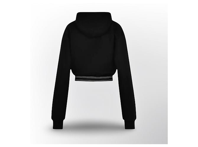 Sudadera corta de algodón Loewe - Negro - vista 2