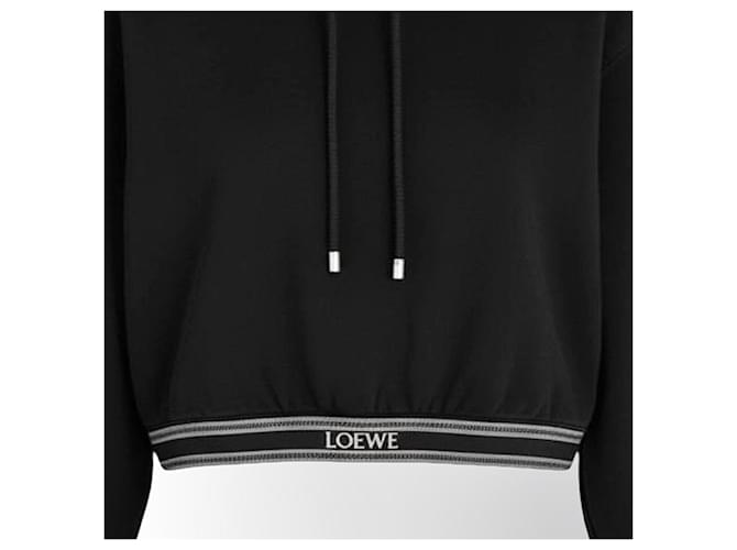 Sudadera corta de algodón Loewe - Negro - vista 6