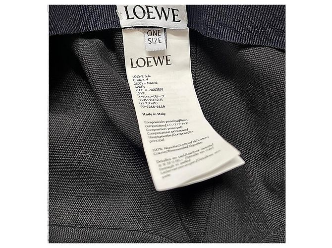 Loewe Checked Wool Baseball Cap Green Dark blue - view 10