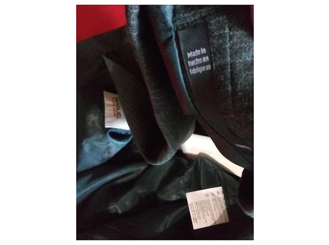 Completo in lana Emanuel Ungaro uomo, grigio antracite gessato - vista 6
