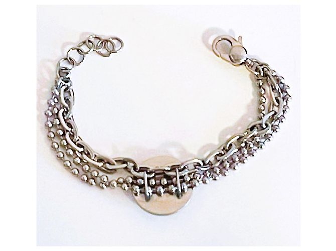Bracciale Dolce & Gabbana DJ1041 argento e nero - vista 14