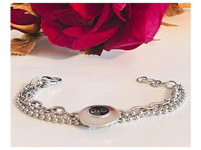 Bracciale Dolce & Gabbana DJ1041 argento e nero - vista 15