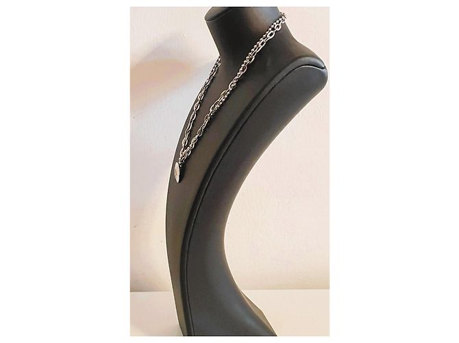 Collana Dolce & Gabbana DJ1040 con medaglione logo Argento - vista 10