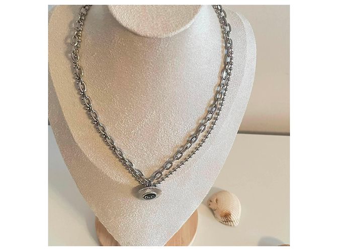 Collana Dolce & Gabbana DJ1040 con medaglione logo Argento - vista 18