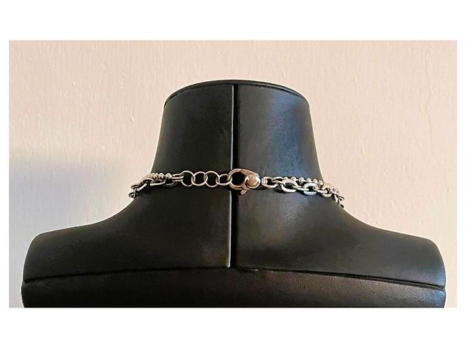 Collana Dolce & Gabbana DJ1040 con medaglione logo Argento - vista 8