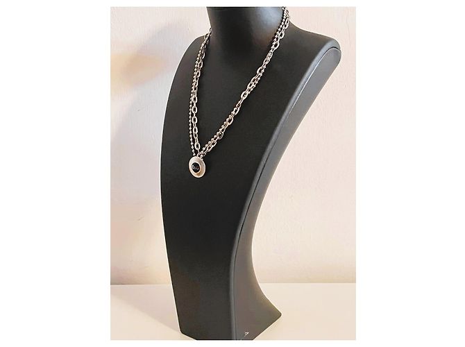 Collana Dolce & Gabbana DJ1040 con medaglione logo Argento - vista 9