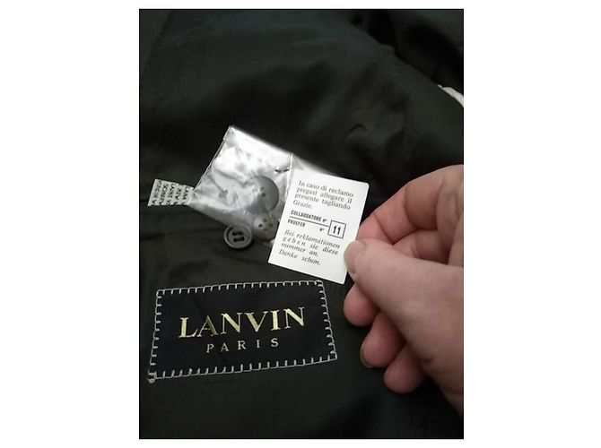 Lanvin Paris Double-Breasted Wool Suit Dark green - view 2
