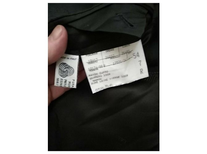 Lanvin Paris Double-Breasted Wool Suit Dark green - view 4