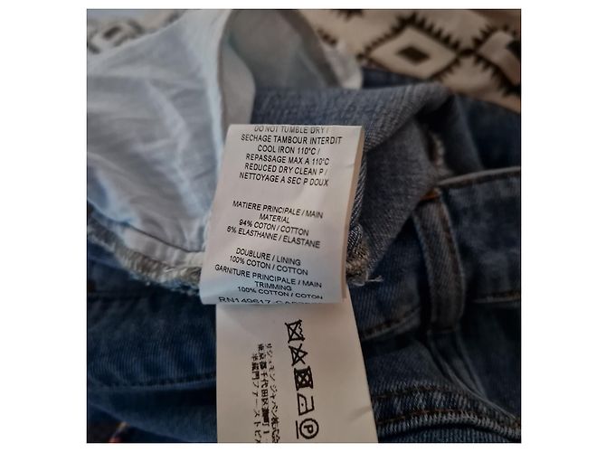 See By Chloé Jeansrock mit Volants Blau - Ansicht 7