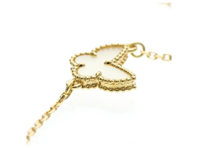Van Cleef & Arpels Sweet Alhambra Papillon Armband Golden - Ansicht 4