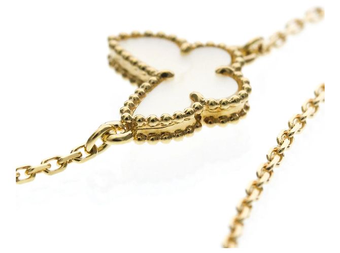 Van Cleef & Arpels Sweet Alhambra Papillon Armband Golden - Ansicht 6