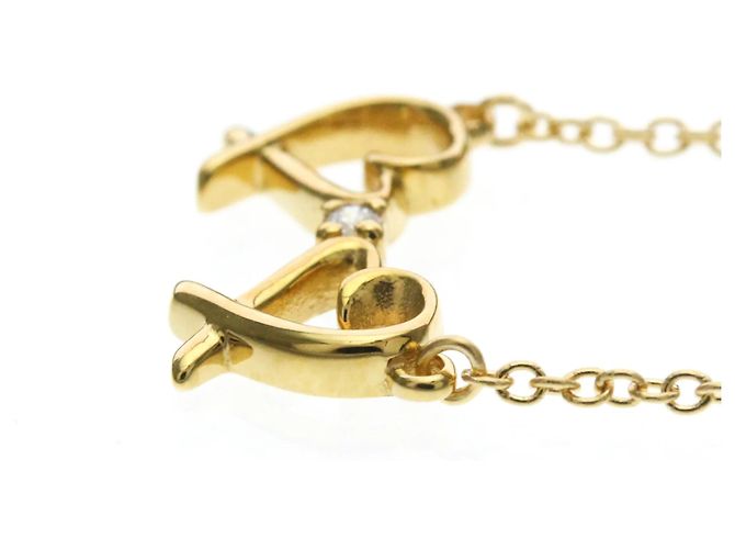 Tiffany & Co Collana Tiffany Double Loving Heart D'oro - vista 3