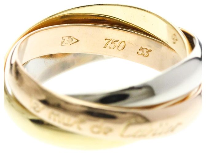 Anillo Trinity de Cartier en Oro de 18K Dorado - vista 7