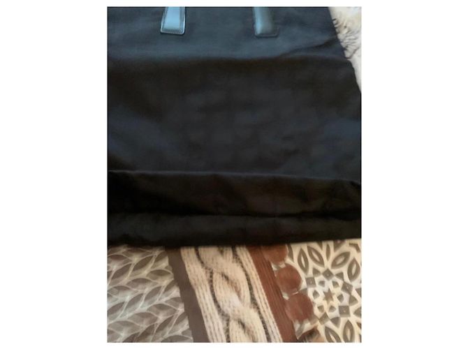 Borsa Shopper Chanel Travel Line in Tela Nera Nero - vista 8