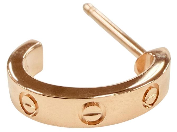 Orecchini LOVE Mini Love Hoop di Cartier D'oro - vista 6
