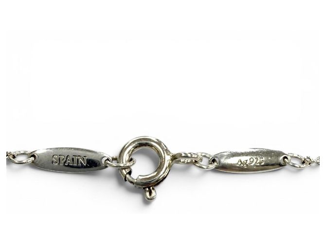 Tiffany & Co Collana con pendente Tiffany Elsa Peretti Open Heart Argento D'oro - vista 6