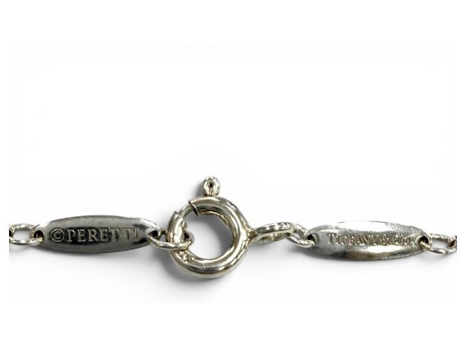 Tiffany & Co Collana con pendente Tiffany Elsa Peretti Open Heart Argento D'oro - vista 7