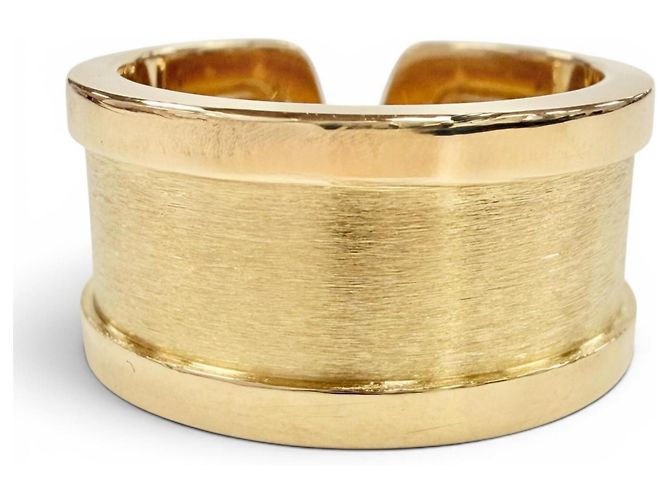 Anello Cartier M39200 C2 con fascia larga in oro giallo D'oro - vista 4