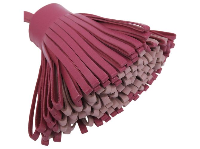 Hermès Hermes Carmen Agneau Milo Portachiavi Charm per Borsa Rosa - vista 6