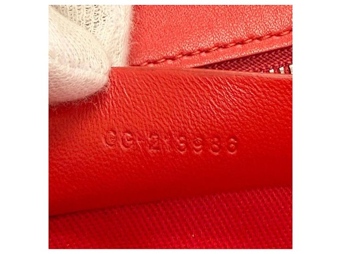 Sac cabas en cuir rouge Salvatore Ferragamo - vue 11