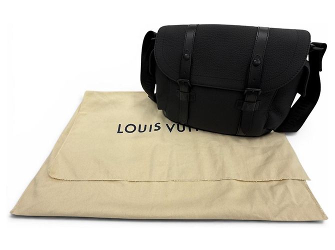 Borsa a tracolla Louis Vuitton Christopher Messenger Nero - vista 2