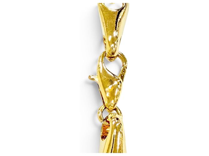 Céline Collana CELINE Vintage Circle Logo D'oro - vista 7