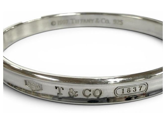Bracciale rigido stretto Tiffany & Co. 1837 Argento - vista 5