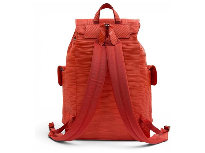 Zaino Louis Vuitton M23764 Christopher MM Rosso - vista 3