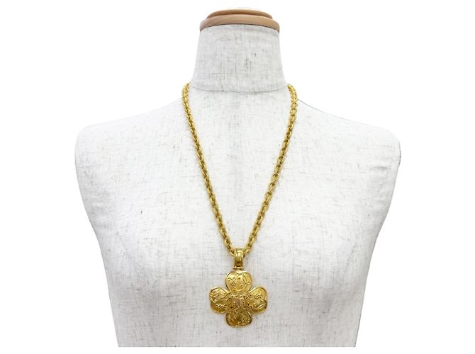 CHANEL Collana Vintage 96A Motivo Cuore Coco Mark D'oro - vista 2
