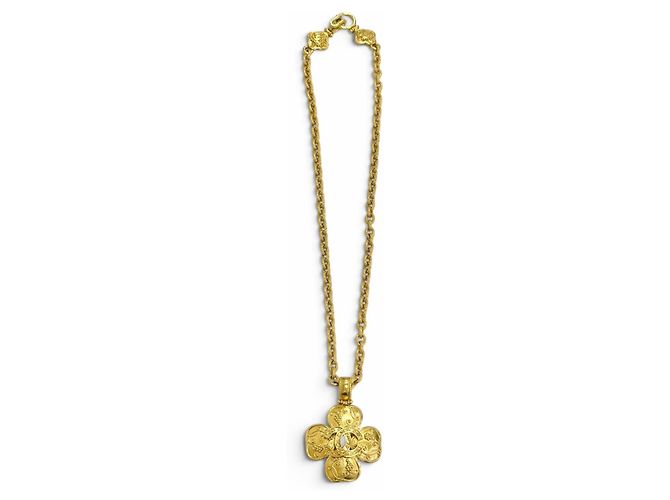 CHANEL Collana Vintage 96A Motivo Cuore Coco Mark D'oro - vista 3