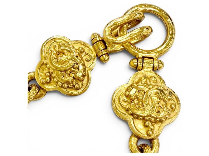 CHANEL Collana Vintage 96A Motivo Cuore Coco Mark D'oro - vista 7
