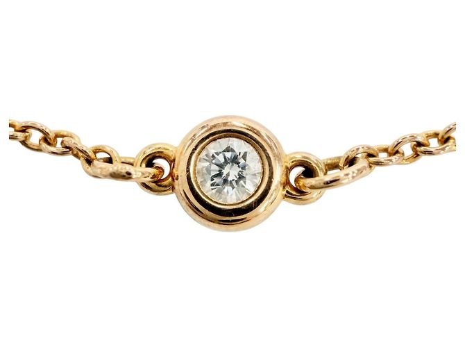Bracciale con charm Tiffany & Co. in oro rosa con diamante D'oro - vista 2