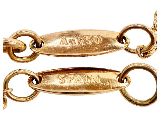 Bracciale con charm Tiffany & Co. in oro rosa con diamante D'oro - vista 6