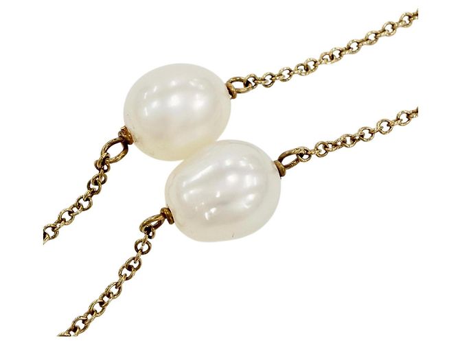 Bracciale charm in oro giallo con perla Tiffany & Co. D'oro - vista 2